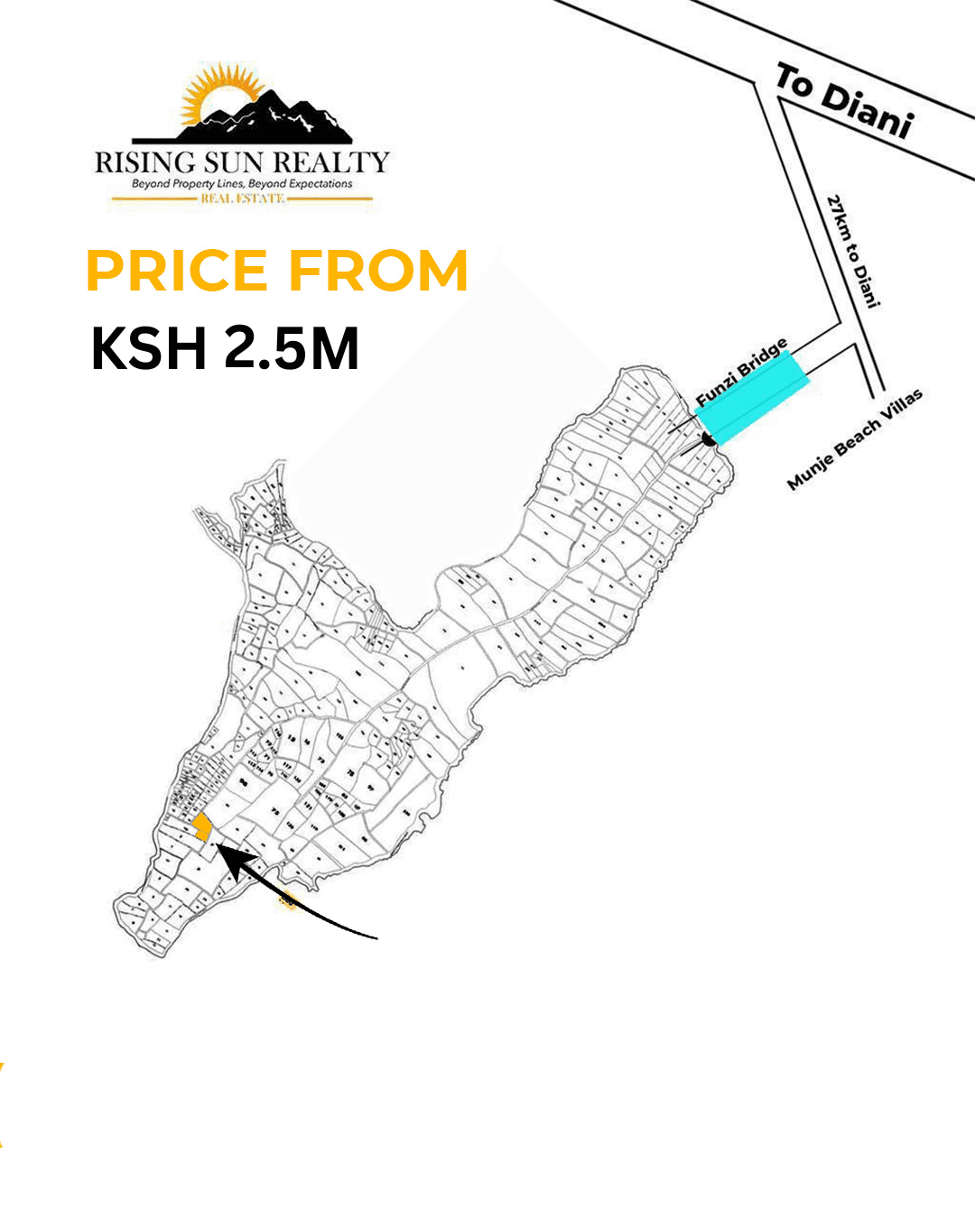 Funzi Island luxury view